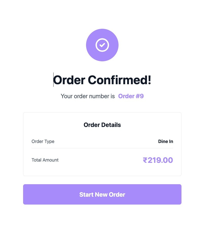 Order Confirmation